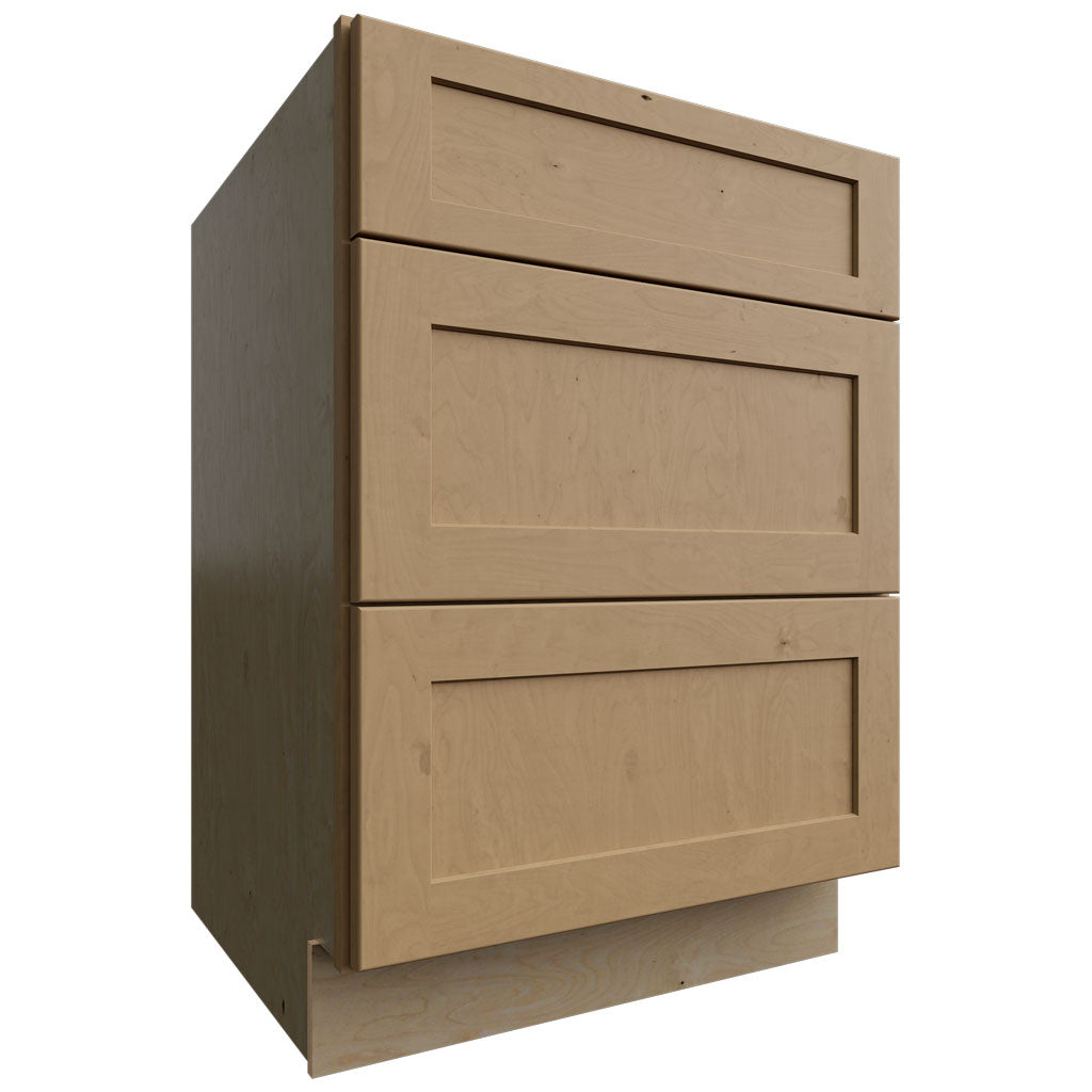 Fabuwood Allure Galaxy Timber 24" W X 34 1/2" H X 24" D 3 Drawer Base Cabinet
