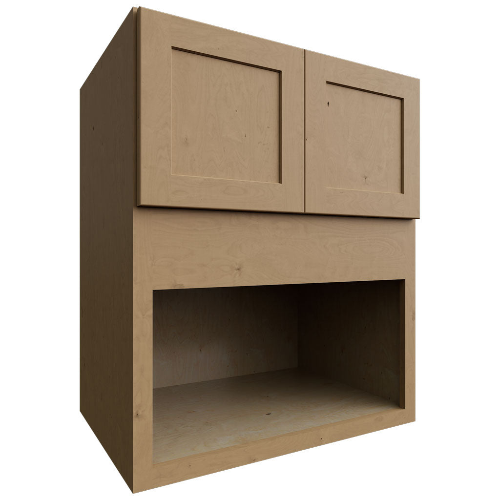 Fabuwood Allure Galaxy Timber 30" W X 36" H X 21" D Microwave Cabinet