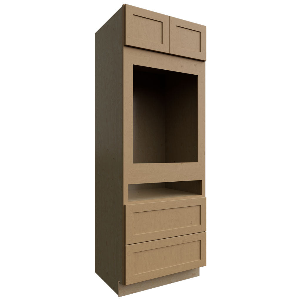 Fabuwood Allure Galaxy Timber 33" W X 84" H X 24" D Combo Oven Tall Cabinet