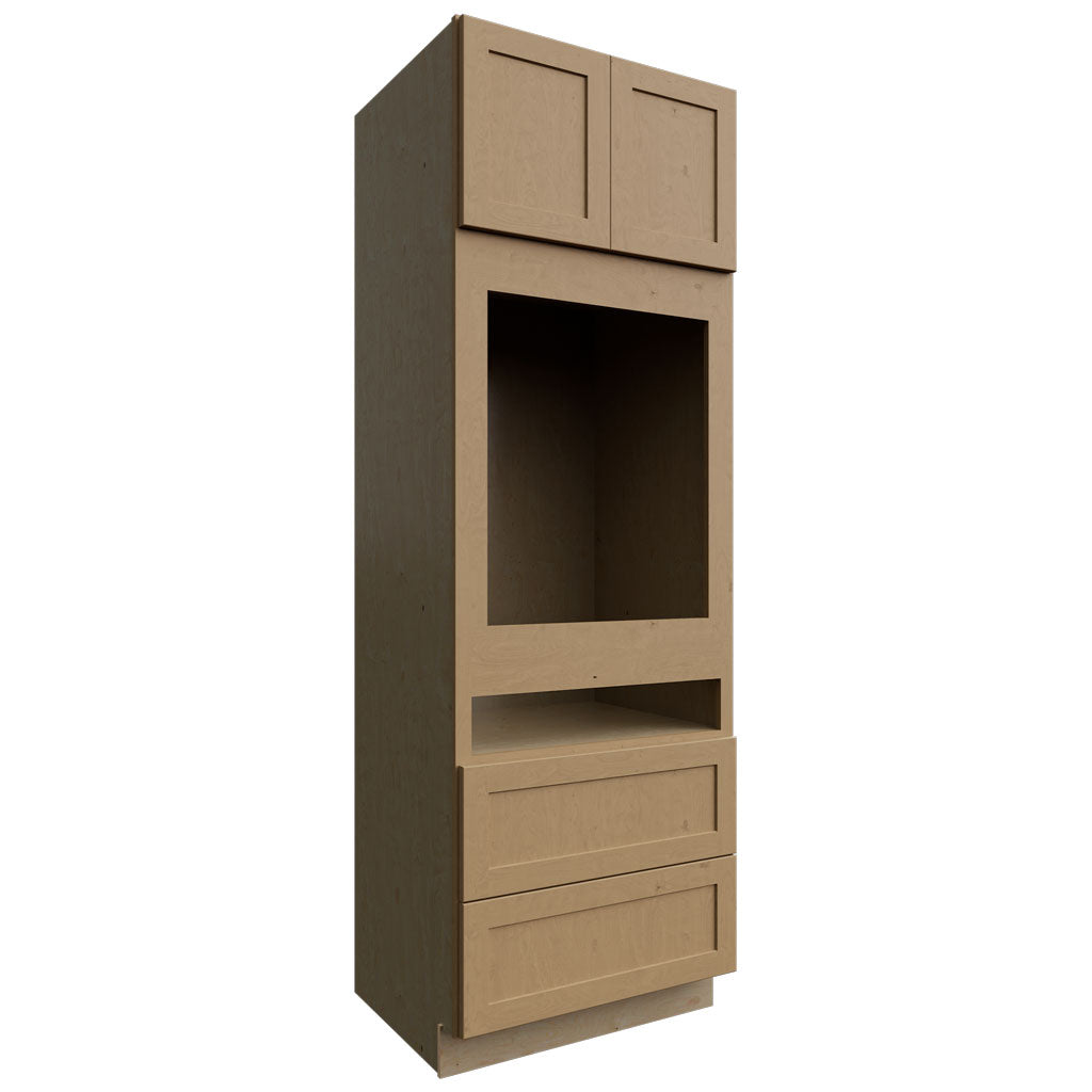 Fabuwood Allure Galaxy Timber 33" W X 90" H X 24" D Combo Oven Tall Cabinet