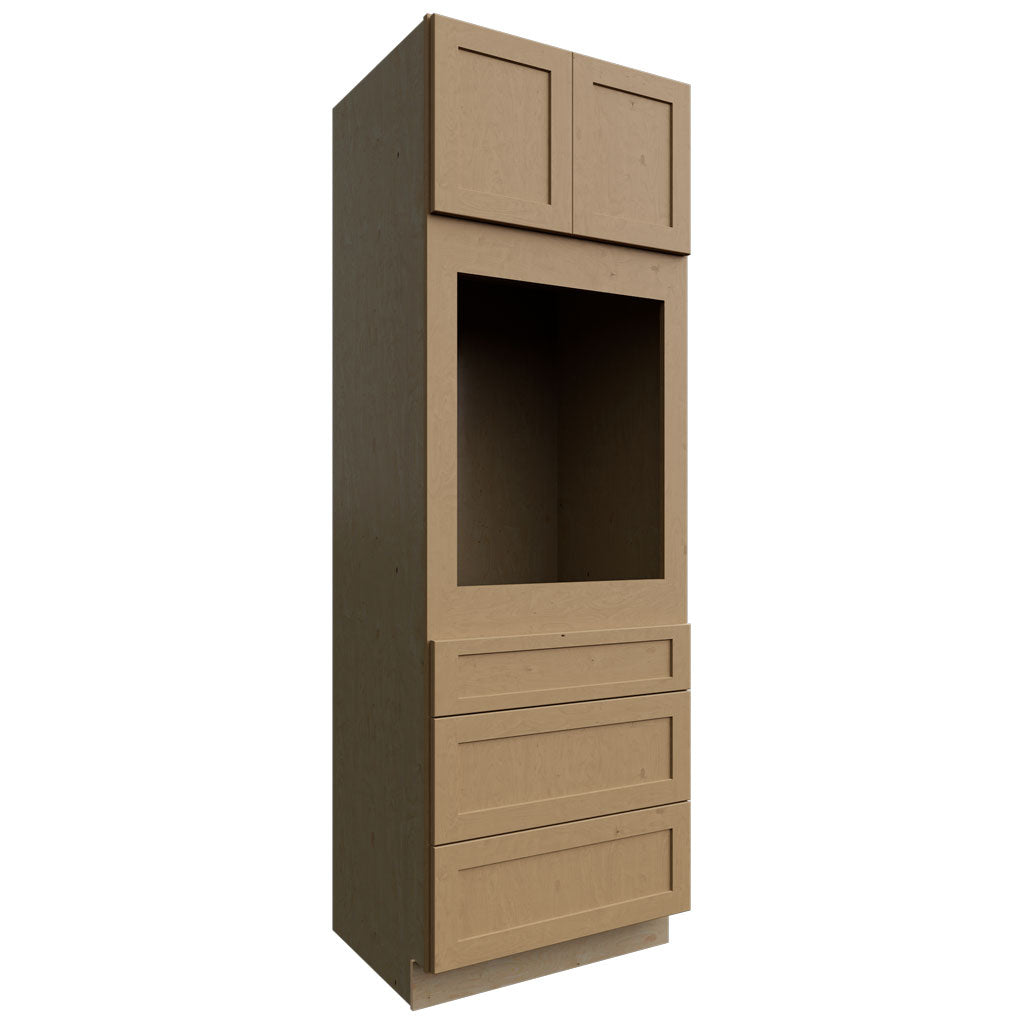 Fabuwood Allure Galaxy Timber 33" W X 90" H X 24" D Single Oven Tall Cabinet