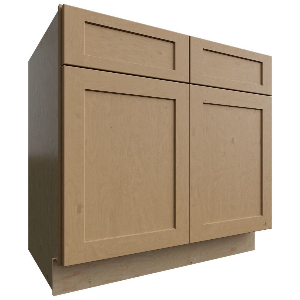 Fabuwood Allure Galaxy Timber 36" W X 34 1/2" H X 24" D Double Door Sink Base Cabinet