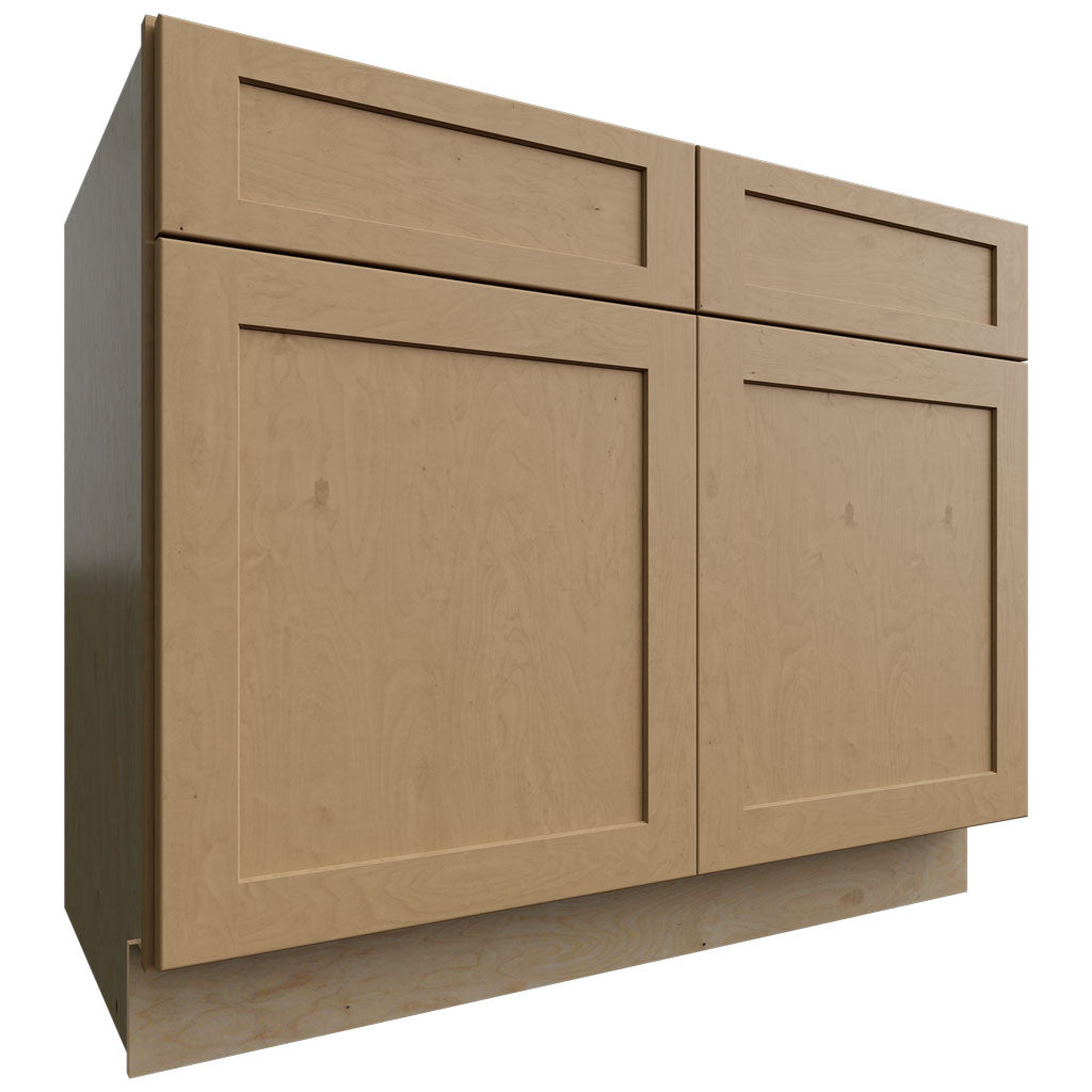 Fabuwood Allure Galaxy Timber 42" W X 34 1/2" H X 24" D Double Door Sink Base Cabinet