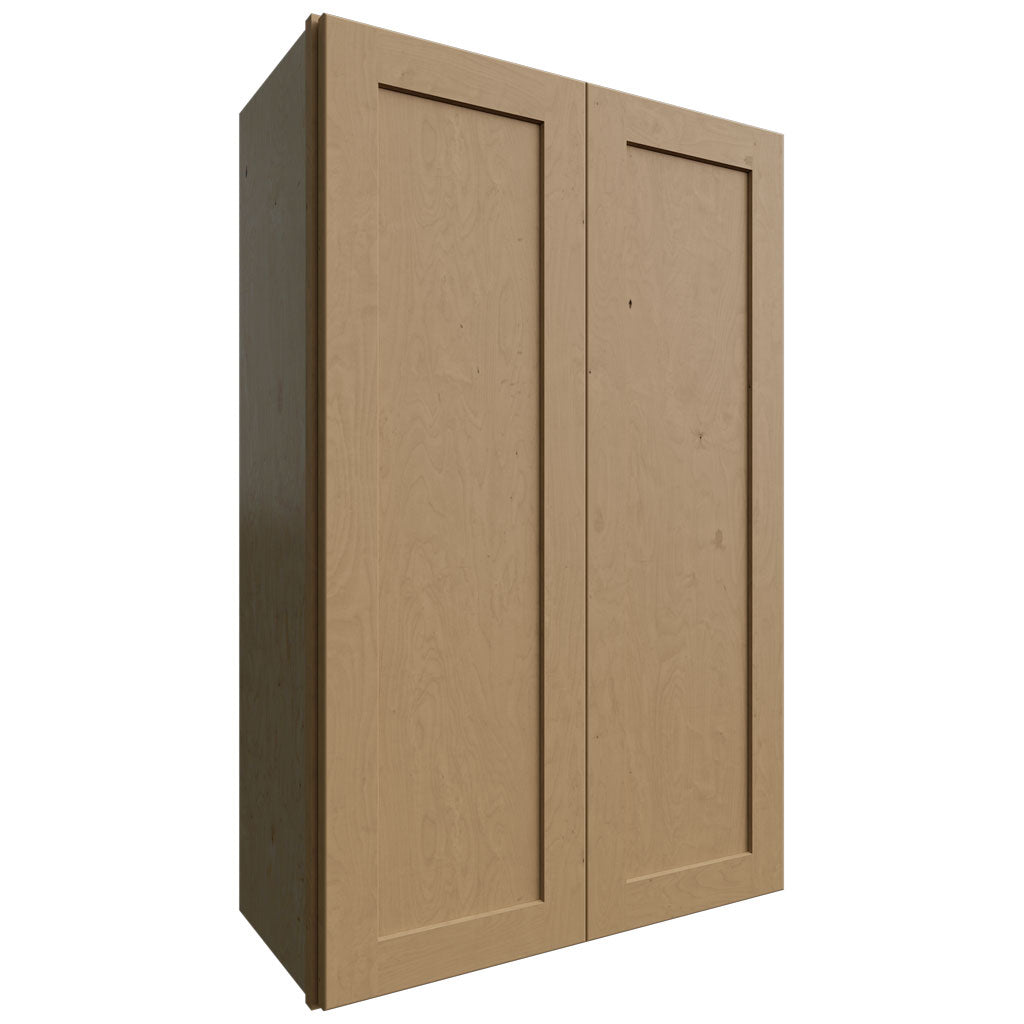 Fabuwood Allure Galaxy Timber 27" W X 42" H X 12" D Double Door Wall Cabinet