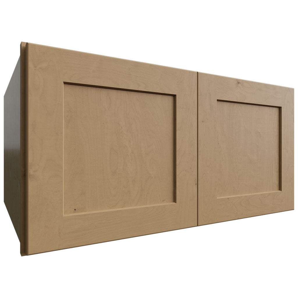 Fabuwood Allure Galaxy Timber 30" W X 15" H X 24" D Double Door Wall Cabinet