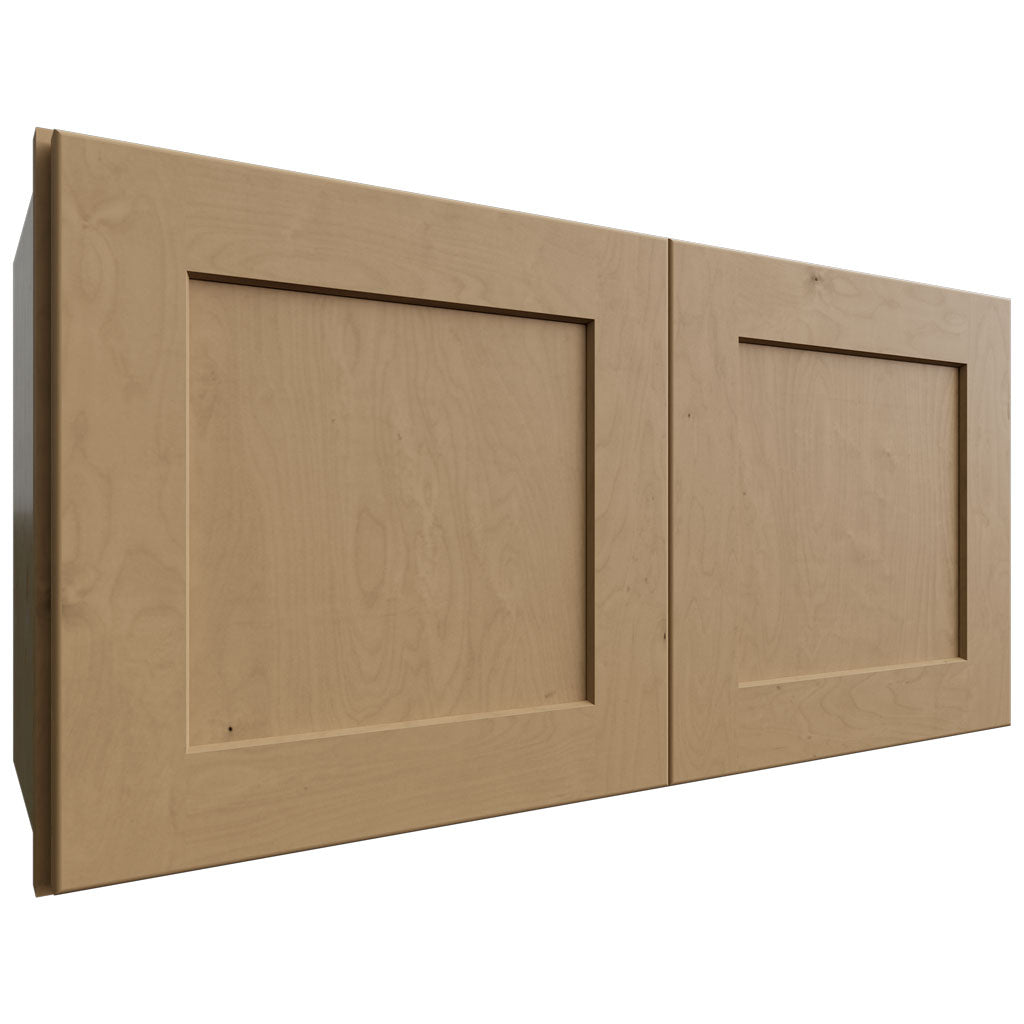 Fabuwood Allure Galaxy Timber 30" W X 15" H X 12" D Double Door Wall Cabinet
