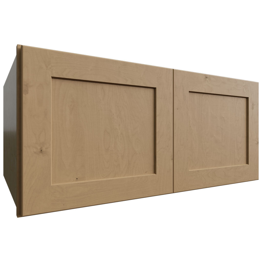 Fabuwood Allure Galaxy Timber 33" W X 15" H X 24" D Double Door Wall Cabinet