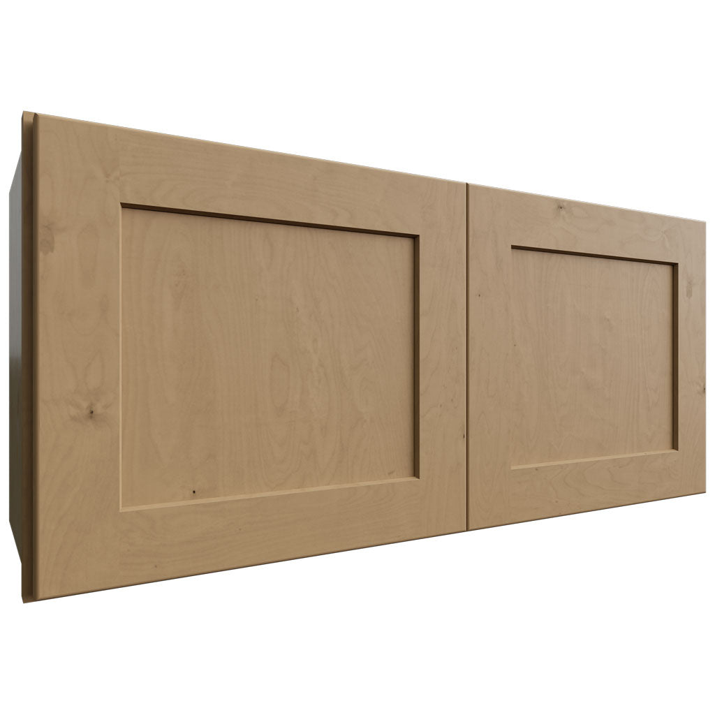 Fabuwood Allure Galaxy Timber 33" W X 15" H X 12" D Double Door Wall Cabinet