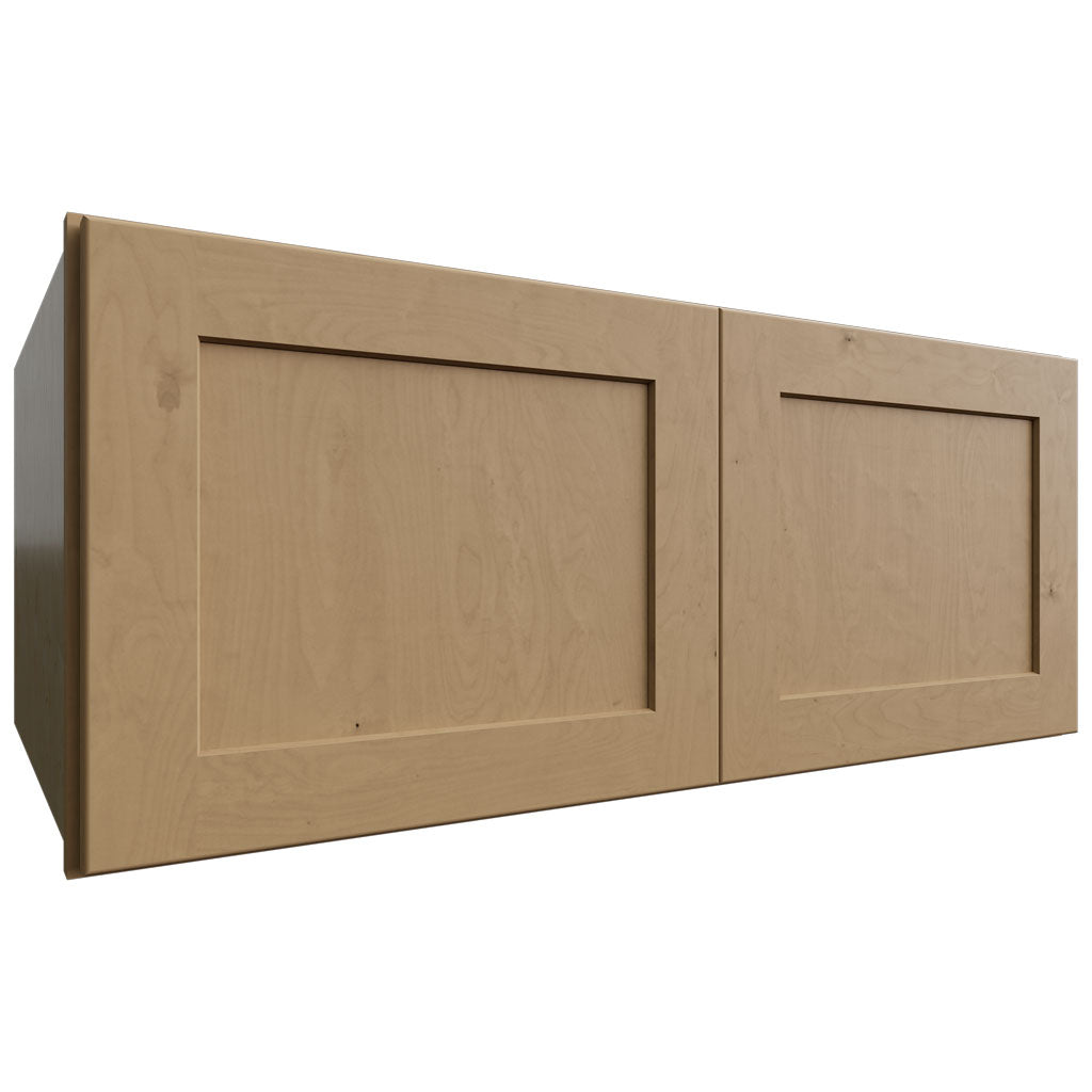 Fabuwood Allure Galaxy Timber 36" W X 15" H X 24" D Double Door Wall Cabinet