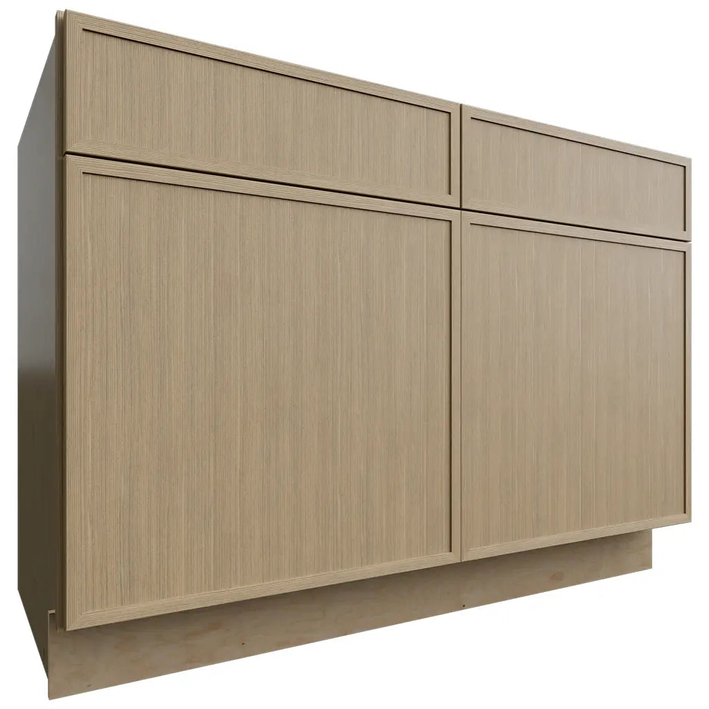Fabuwood Allure Luna Desert Oak 48" W X 34 1/2" H X 24" D Double Doors/Double Drawers Base Cabinet