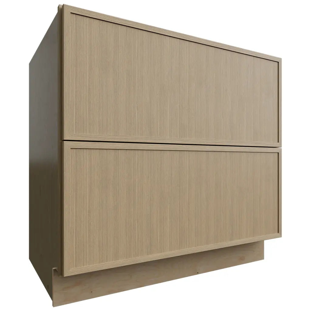 Fabuwood Allure Luna Desert Oak 36" W X 34 1/2" H X 24" D 2 Drawer Base Cabinet