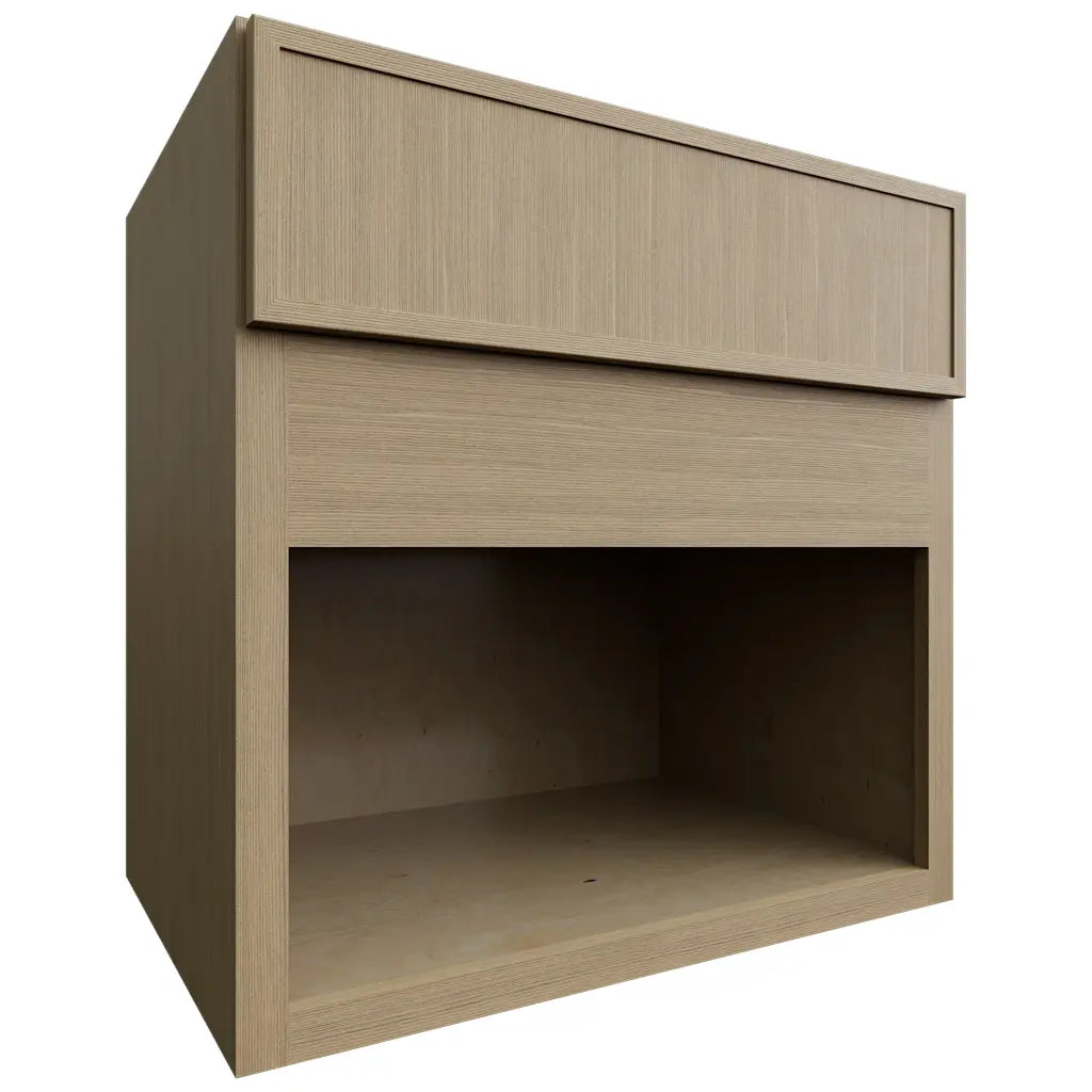 Fabuwood Allure Luna Desert Oak 30" W X 30" H X 21" D Wall Microwave Cabinet