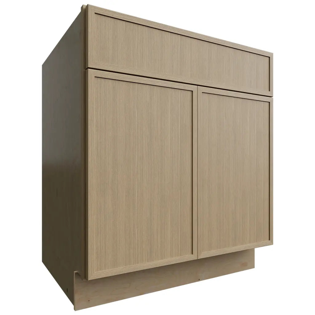 Fabuwood Allure Luna Desert Oak 30" W X 34 1/2" H X 24" D Double Door Sink Base Cabinet