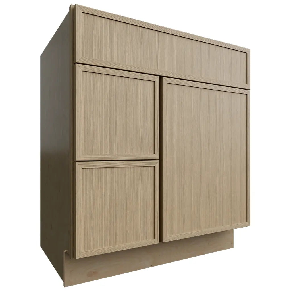 Fabuwood Allure Luna Desert Oak 30"W Vanity Combo Single Sink w/ 1 Door And 2 Drawers