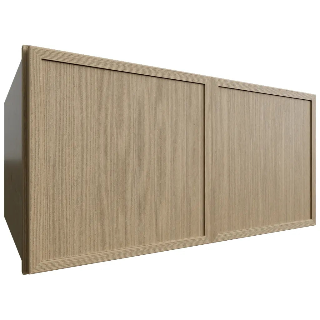 Fabuwood Allure Luna Desert Oak 30" W X 15" H X 24" D Double Door Wall Cabinet
