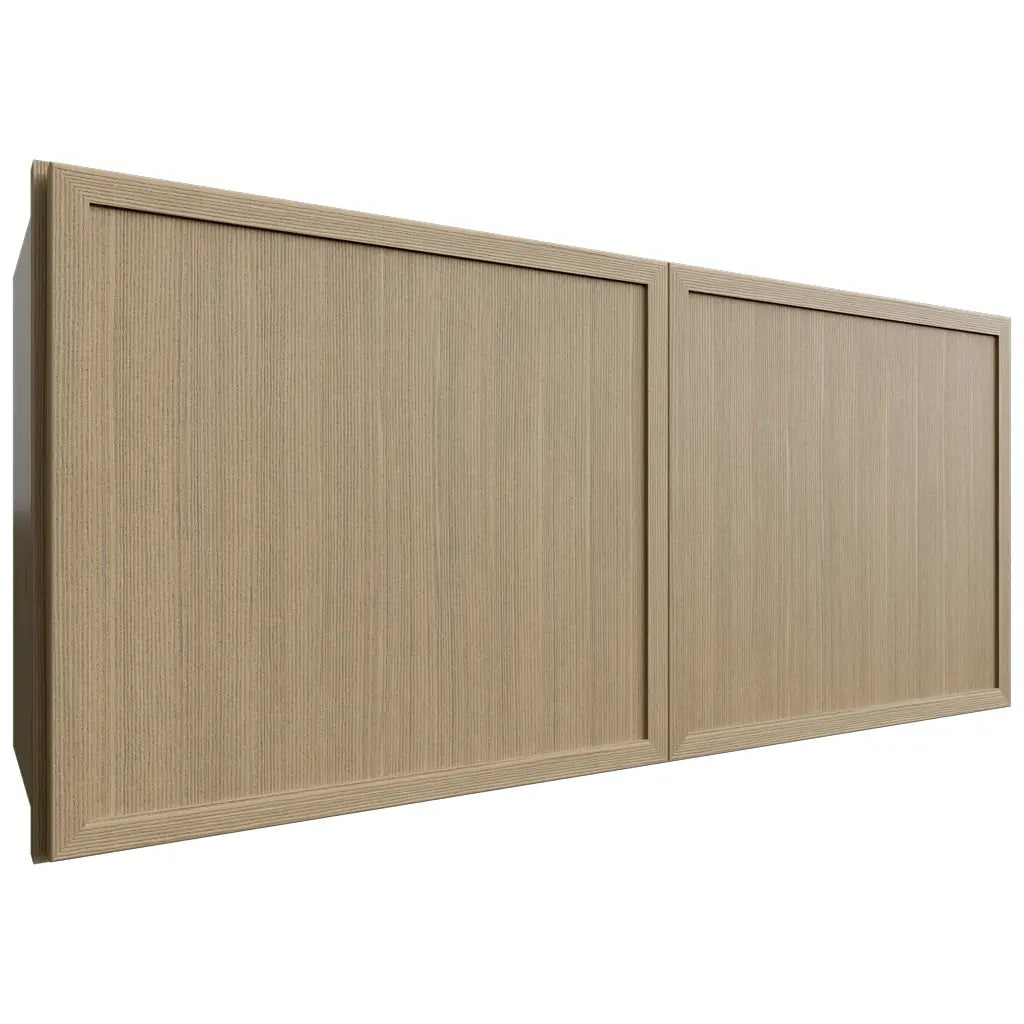Fabuwood Allure Luna Desert Oak 33" W X 15" H X 12" D Double Door Wall Cabinet
