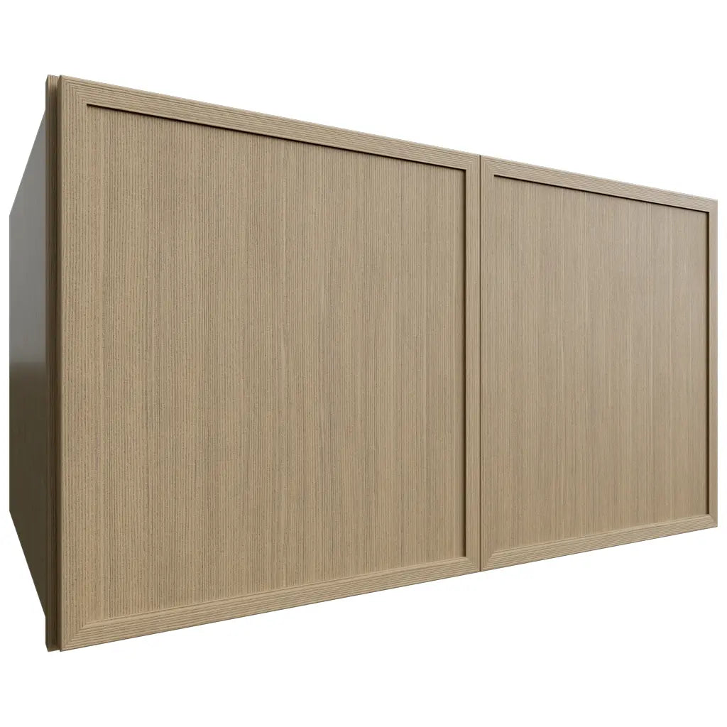 Fabuwood Allure Luna Desert Oak 33" W X 18" H X 24" D Double Door Wall Cabinet