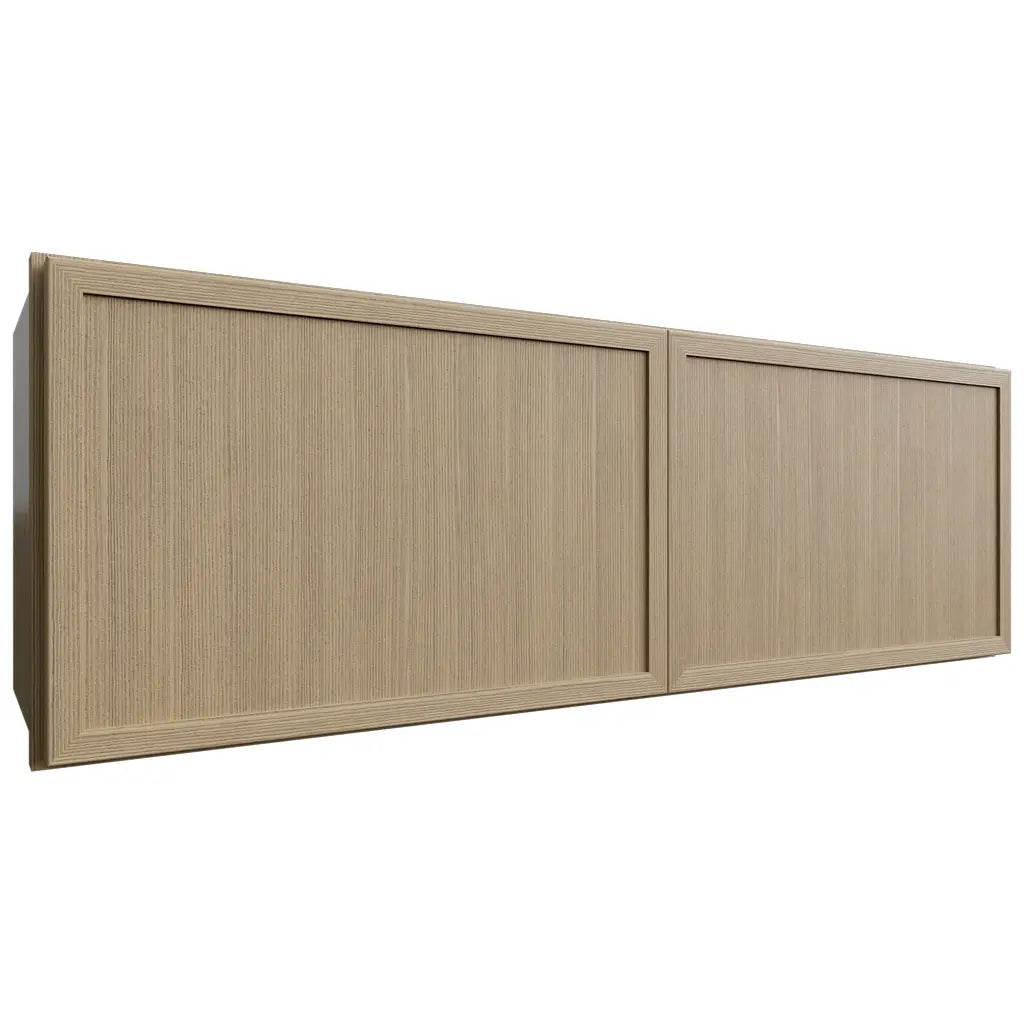 Fabuwood Allure Luna Desert Oak 36" W X 12" H X 12" D Double Door Wall Cabinet
