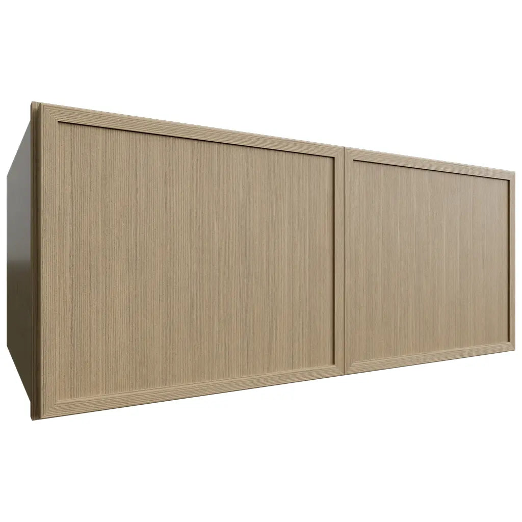 Fabuwood Allure Luna Desert Oak 36" W X 15" H X 24" D Double Door Wall Cabinet