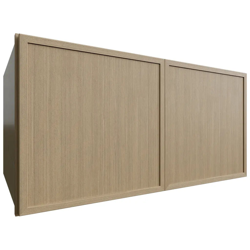 Fabuwood Allure Luna Desert Oak 36" W X 18" H X 24" D Double Door Wall Cabinet