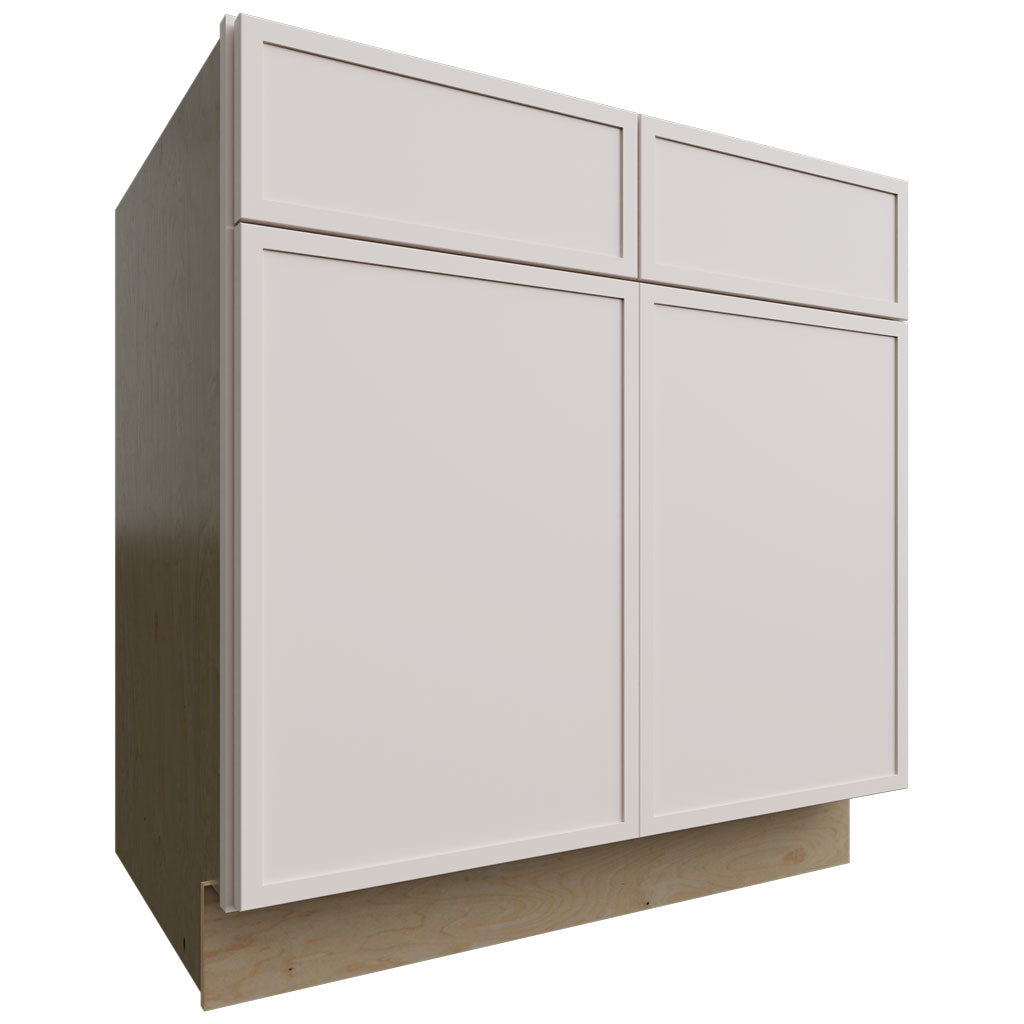 Fabuwood Allure Luna Dove 33" W X 34 1/2" H X 24" D Double Door Base Cabinet