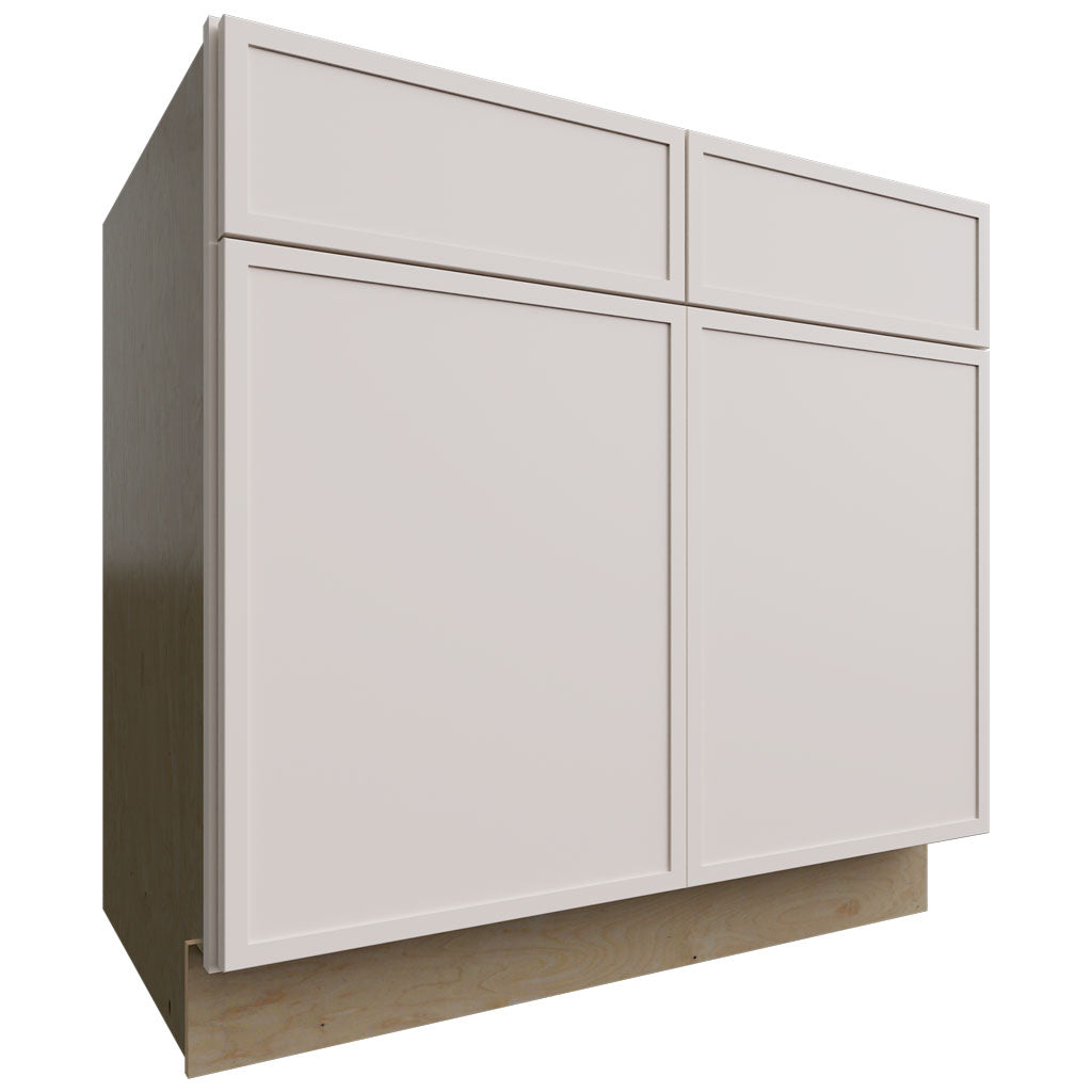 Fabuwood Allure Luna Dove 36" W X 34 1/2" H X 24" D Double Door Base Cabinet