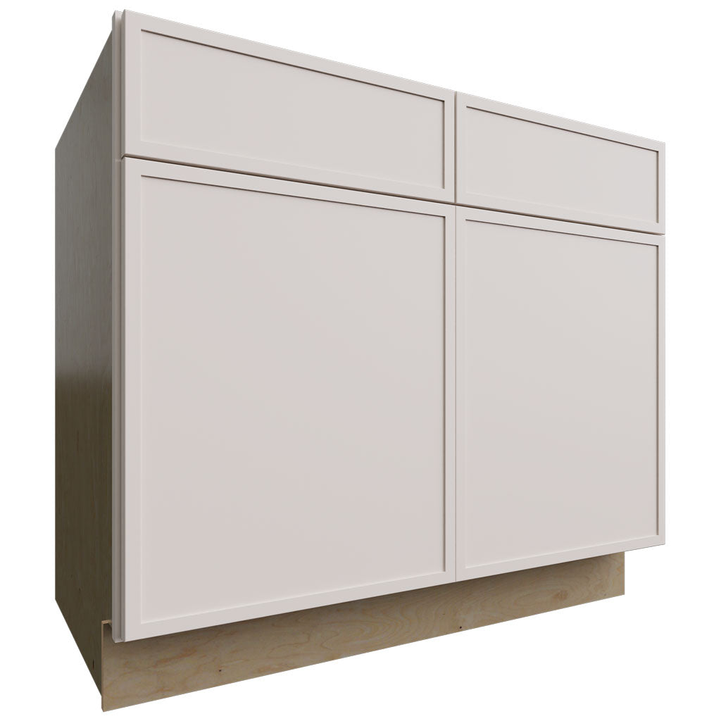 Fabuwood Allure Luna Dove 39" W X 34 1/2" H X 24" D Double Door Base Cabinet