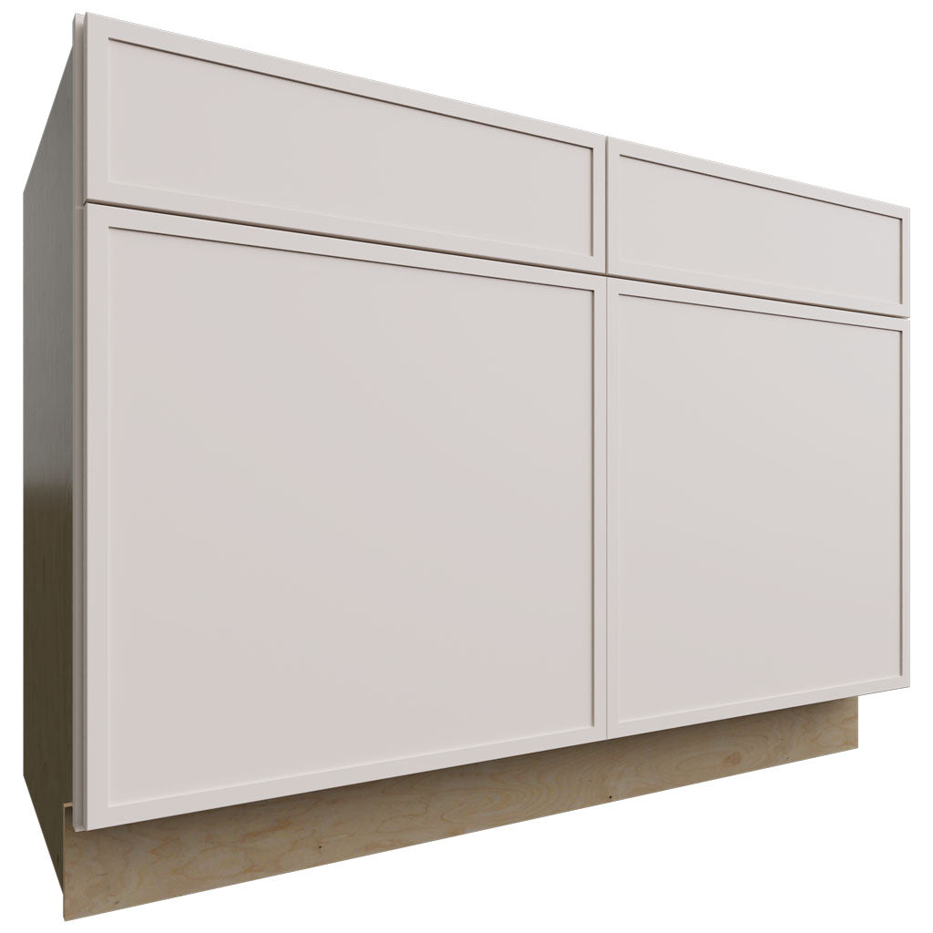 Fabuwood Allure Luna Dove 48" W X 34 1/2" H X 24" D Double Doors/Double Drawers Base Cabinet