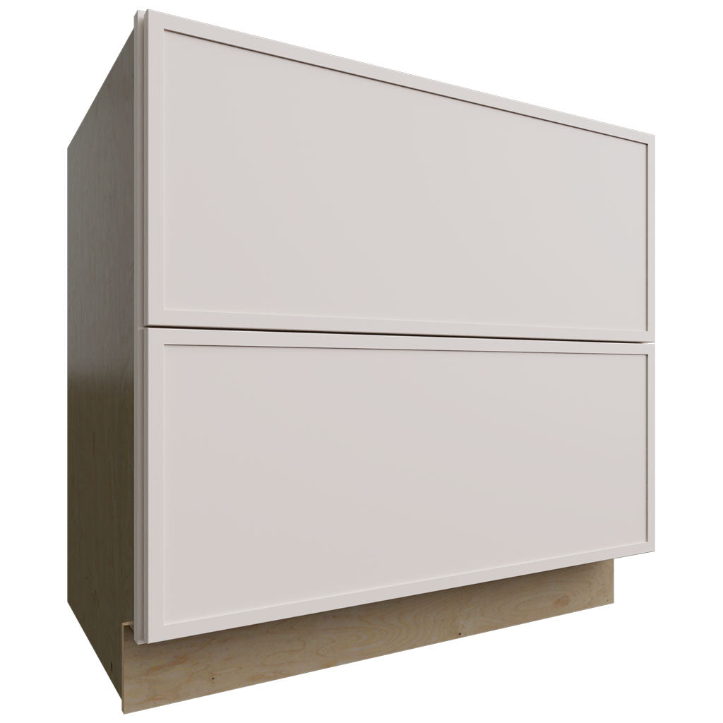 Fabuwood Allure Luna Dove 36" W X 34 1/2" H X 24" D 2 Drawer Base Cabinet