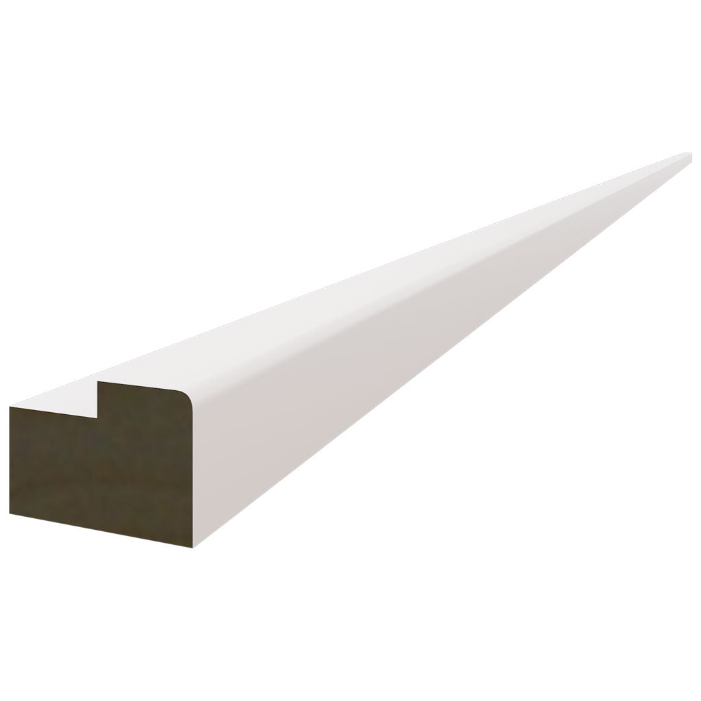 Fabuwood Allure Luna Dove 96" W X 1" H X 1 1/2" D Light Rail Molding