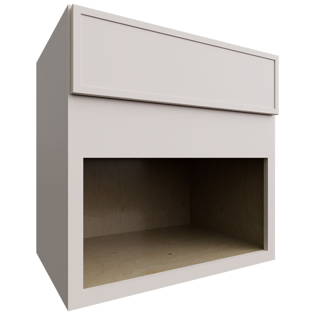 Fabuwood Allure Luna Dove 30" W X 30" H X 21" D Wall Microwave Cabinet