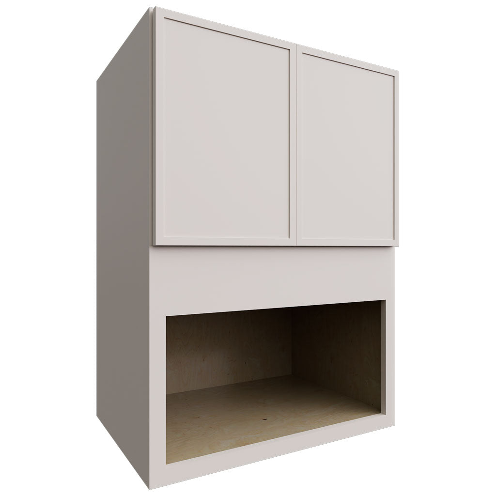 Fabuwood Allure Luna Dove 30" W X 42" H X 21" D Microwave Cabinet