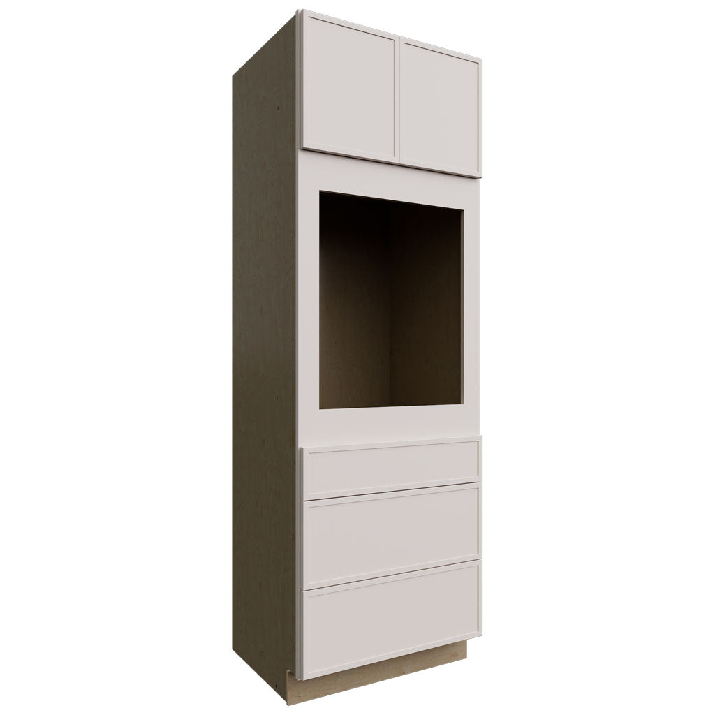 Fabuwood Allure Luna Dove 33" W X 90" H X 24" D Single Oven Tall Cabinet
