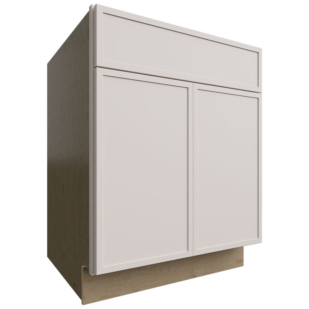 Fabuwood Allure Luna Dove 27" W X 34 1/2" H X 24" D Double Door Sink Base Cabinet