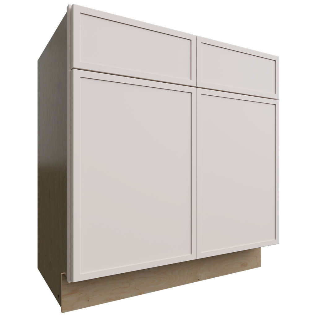 Fabuwood Allure Luna Dove 33" W X 34 1/2" H X 21" D Vanity Sink Base Cabinet