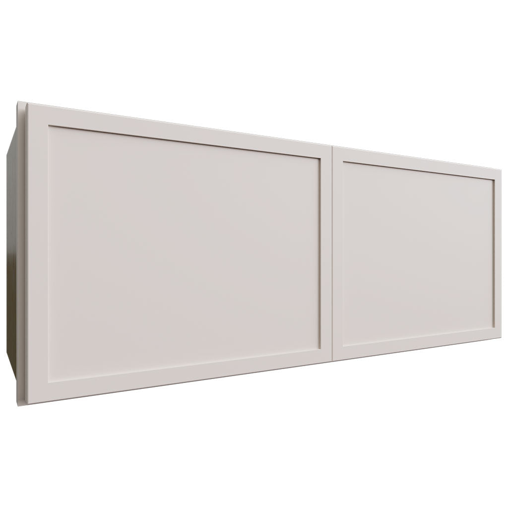 Fabuwood Allure Luna Dove 30" W X 12" H X 12" D Double Door Wall Cabinet