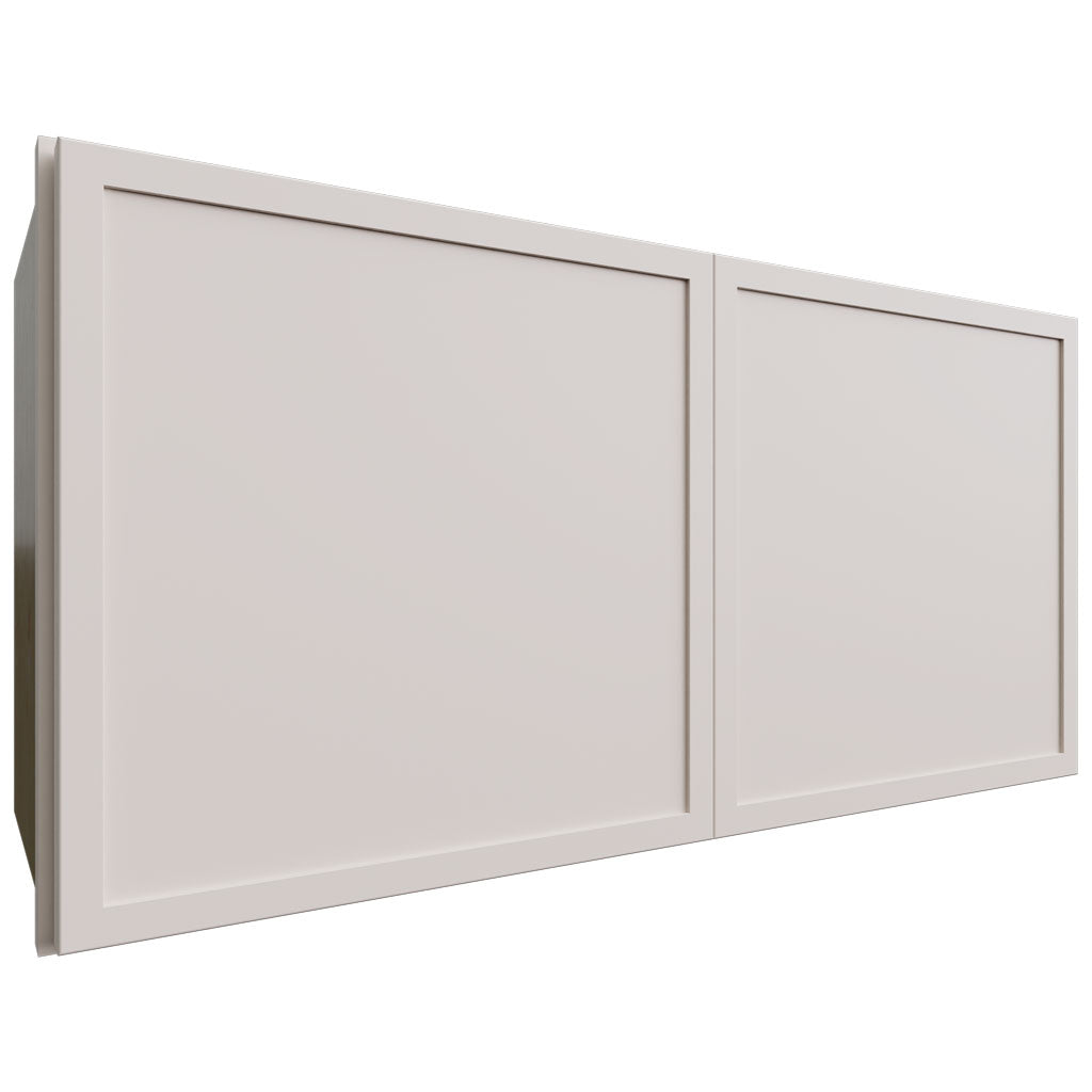 Fabuwood Allure Luna Dove 30" W X 15" H X 12" D Double Door Wall Cabinet