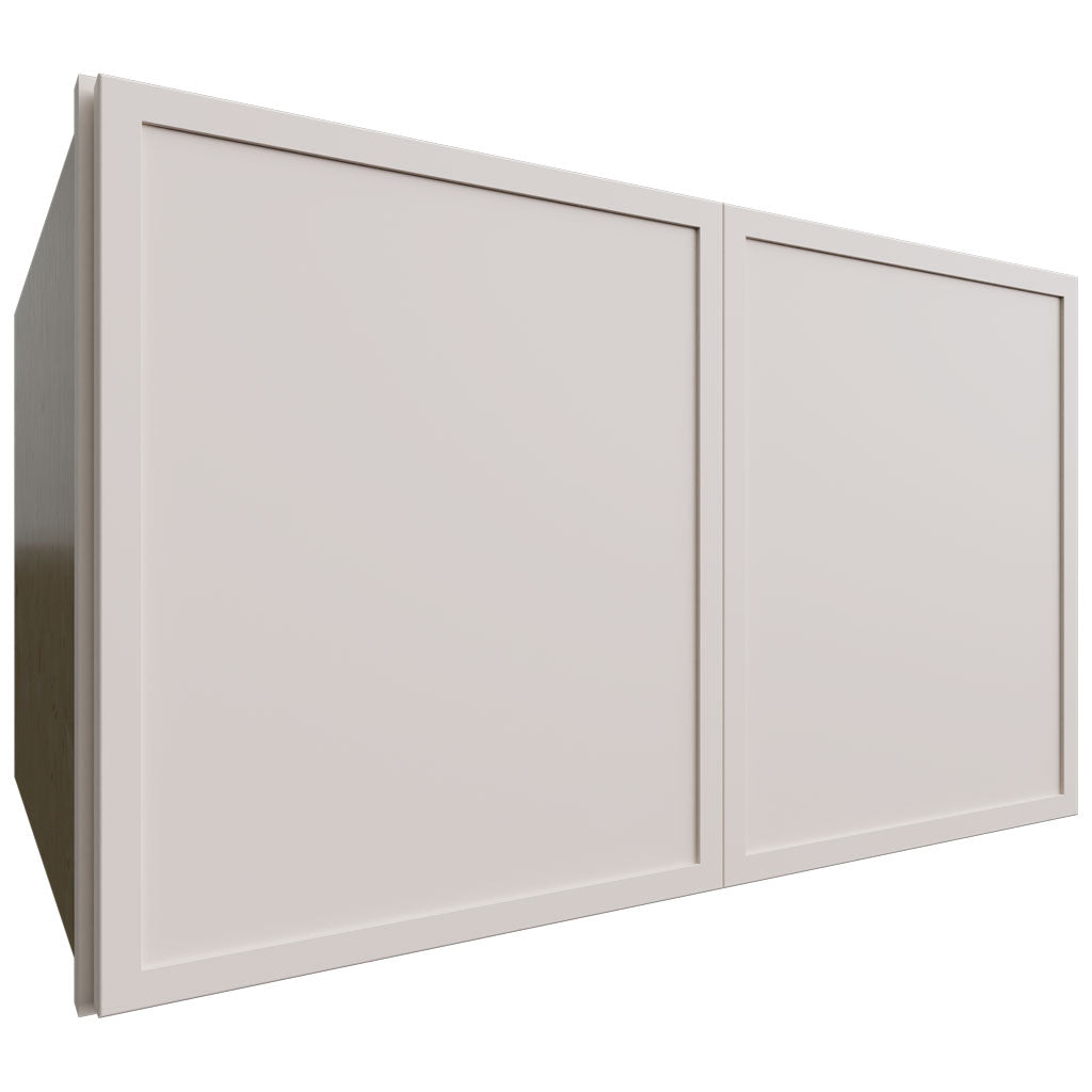 Fabuwood Allure Luna Dove 30" W X 18" H X 24" D Double Door Wall Cabinet