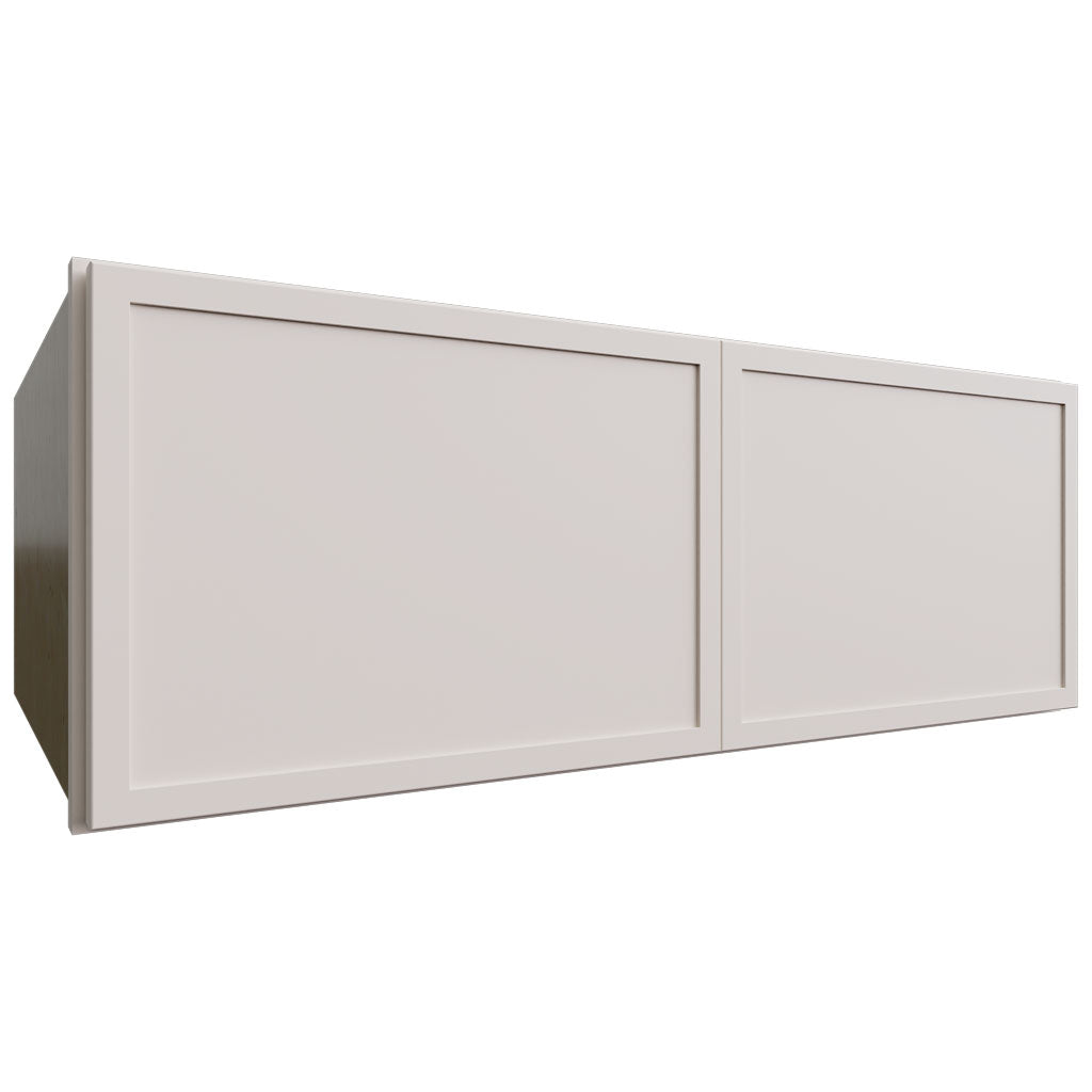 Fabuwood Allure Luna Dove 33" W X 12" H X 24" D Double Door Wall Cabinet