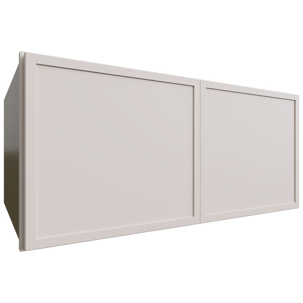 Fabuwood Allure Luna Dove 33" W X 15" H X 24" D Double Door Wall Cabinet