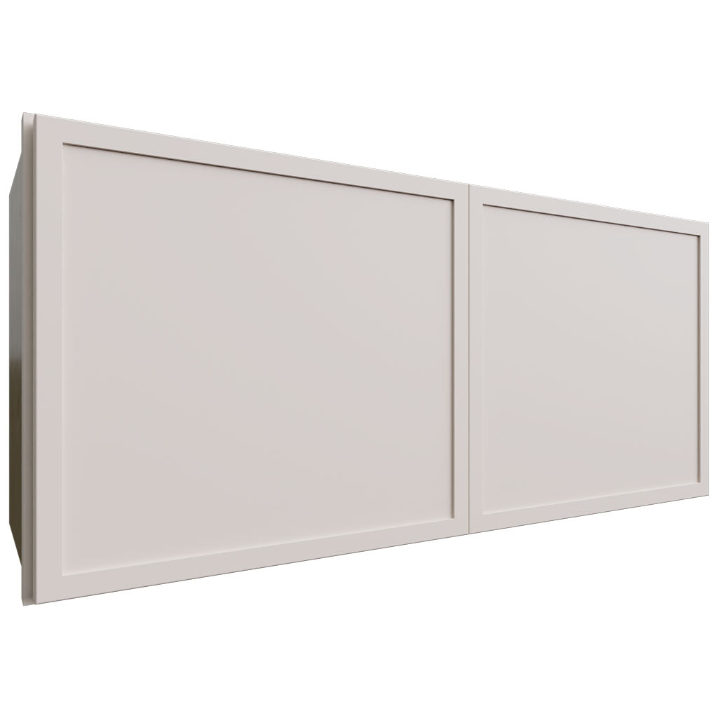 Fabuwood Allure Luna Dove 33" W X 15" H X 12" D Double Door Wall Cabinet