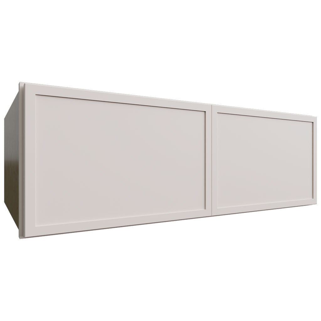 Fabuwood Allure Luna Dove 36" W X 12" H X 24" D Double Door Wall Cabinet