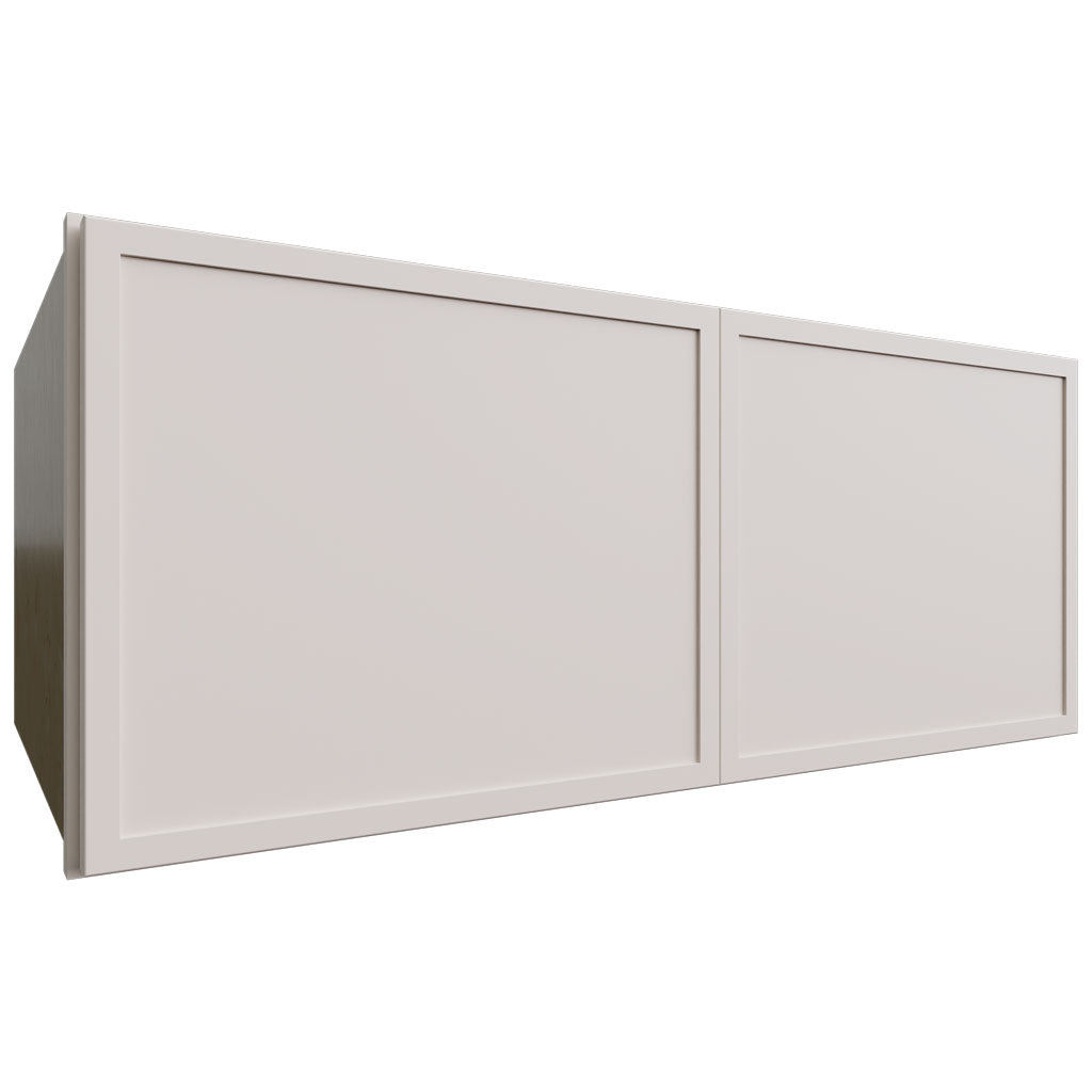 Fabuwood Allure Luna Dove 36" W X 15" H X 24" D Double Door Wall Cabinet