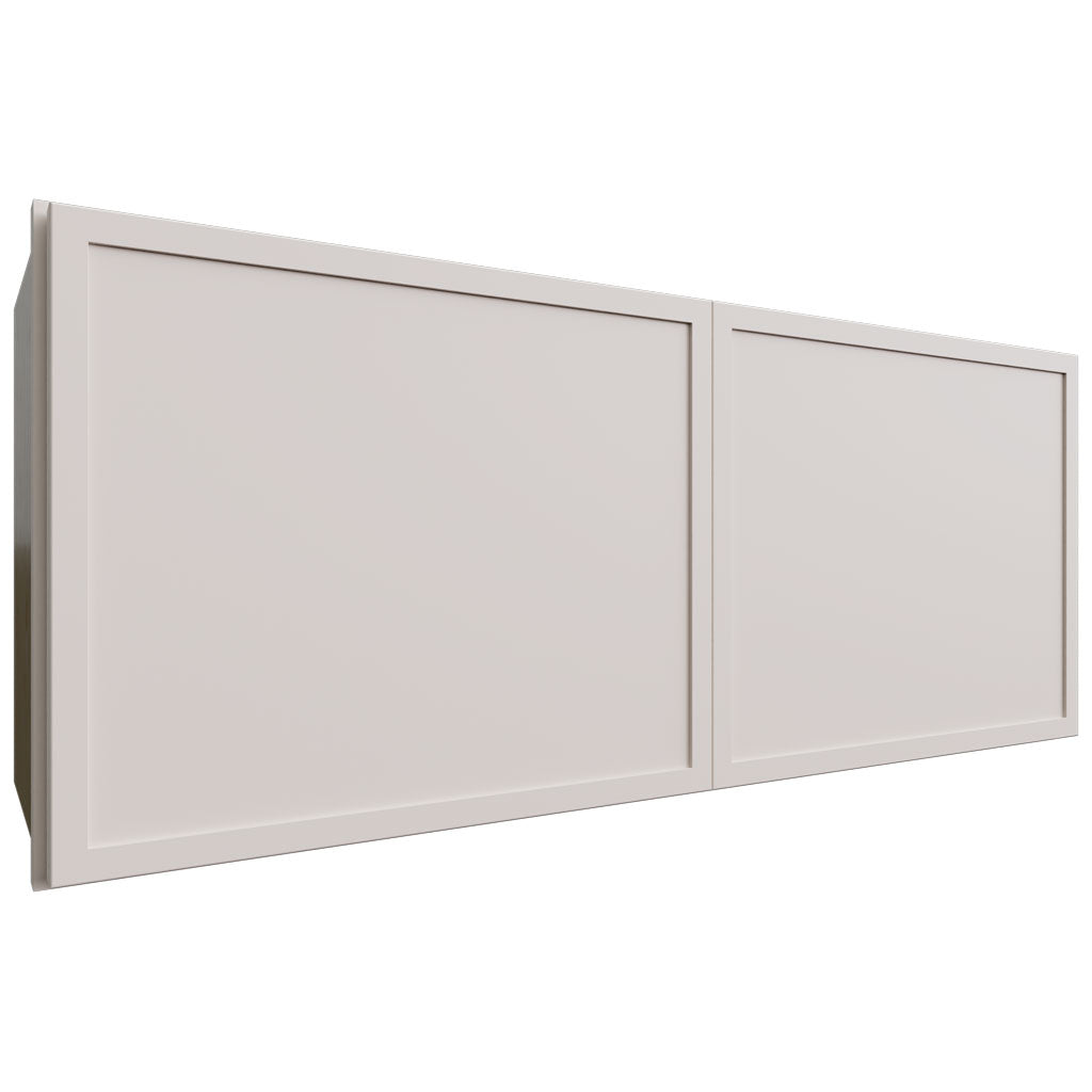 Fabuwood Allure Luna Dove 36" W X 15" H X 12" D Double Door Wall Cabinet