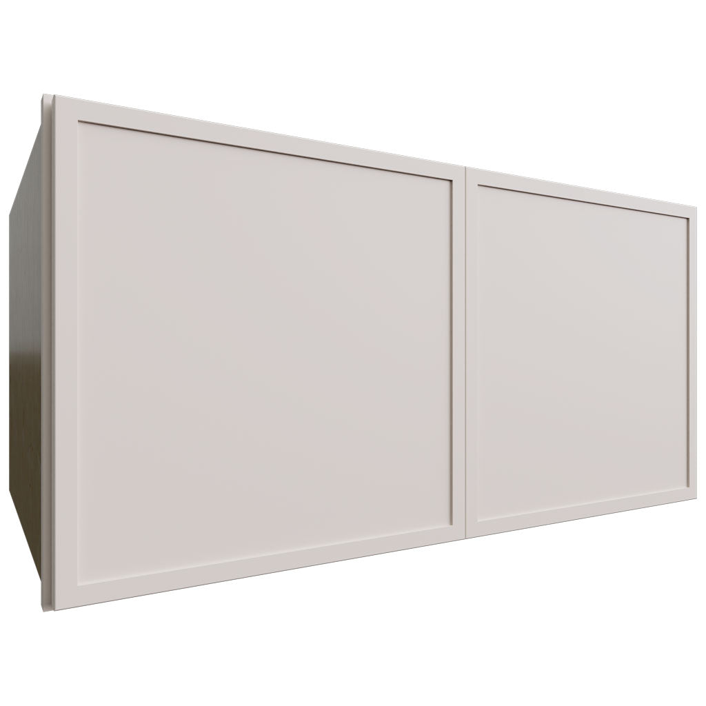 Fabuwood Allure Luna Dove 36" W X 18" H X 24" D Double Door Wall Cabinet