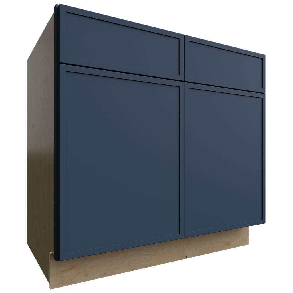 Fabuwood Allure Luna Indigo 36" W X 34 1/2" H X 24" D Double Door Base Cabinet