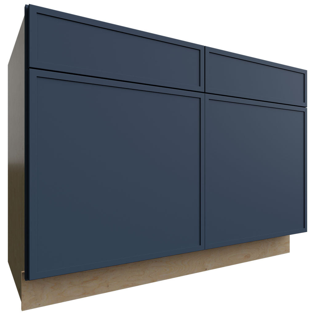 Fabuwood Allure Luna Indigo 48" W X 34 1/2" H X 24" D Double Doors/Double Drawers Base Cabinet