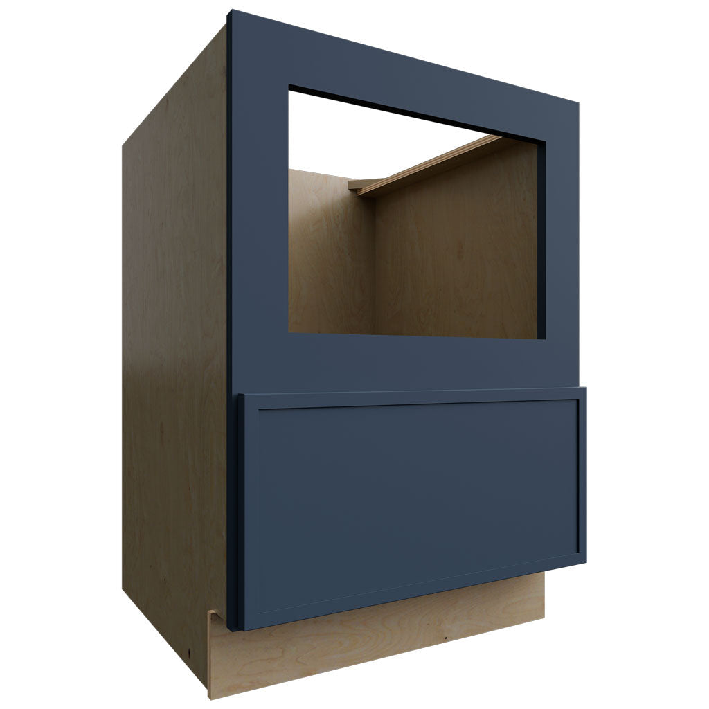 Fabuwood Allure Luna Indigo 24" W X 34 1/2" H X 24" D Base Microwave Cabinet
