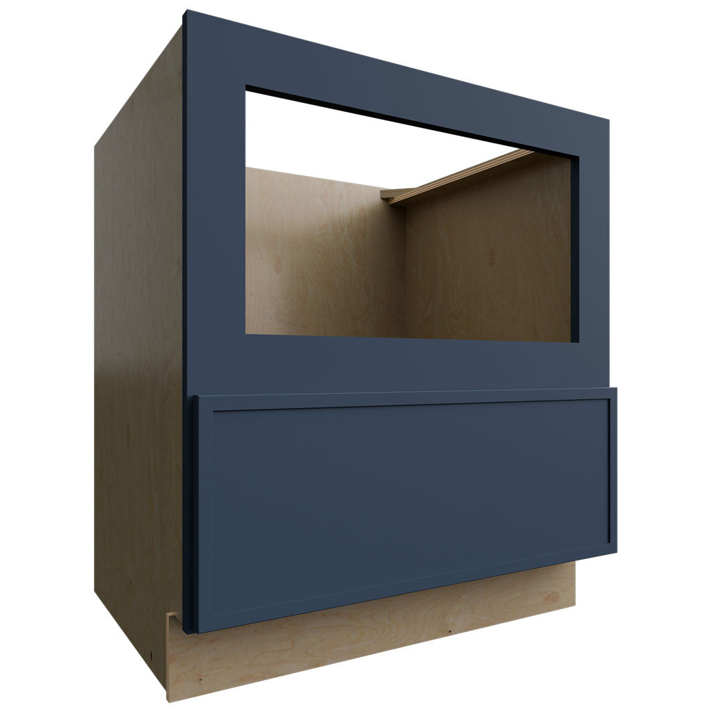 Fabuwood Allure Luna Indigo 30" W X 34 1/2" H X 24" D Base Microwave Cabinet