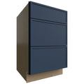 Fabuwood Allure Luna Indigo 21" W X 34 1/2" H X 24" D 3 Drawer Base Cabinet